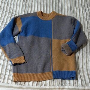 Source Unknown Men's Crewneck Sweater - Blue and Brown
